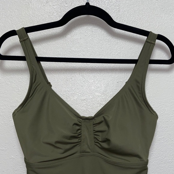 Prana Forest Green Tankini 3628 - Picture 2 of 6